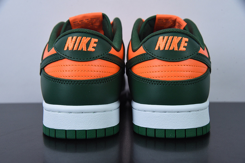 nike dunk low “miami hurricanes” dd1391-300