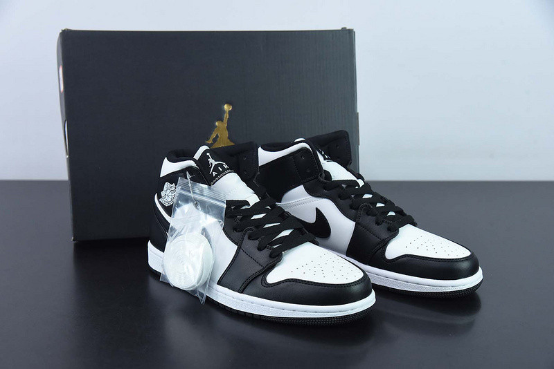 air jordan 1 mid “panda” dv0991-101