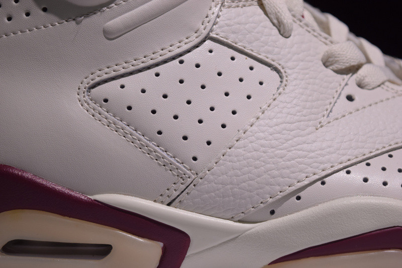 air jordan 6 retro "maroon" 384664-116