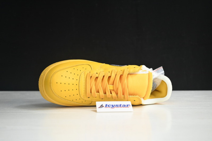 NIKE AIR FORCE 1 LOW OFW UNIVERSITY GOLD METALLIC SILVER DD1876-700