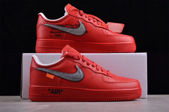 NIKE OF X AIR FORCE 1 LOW RED