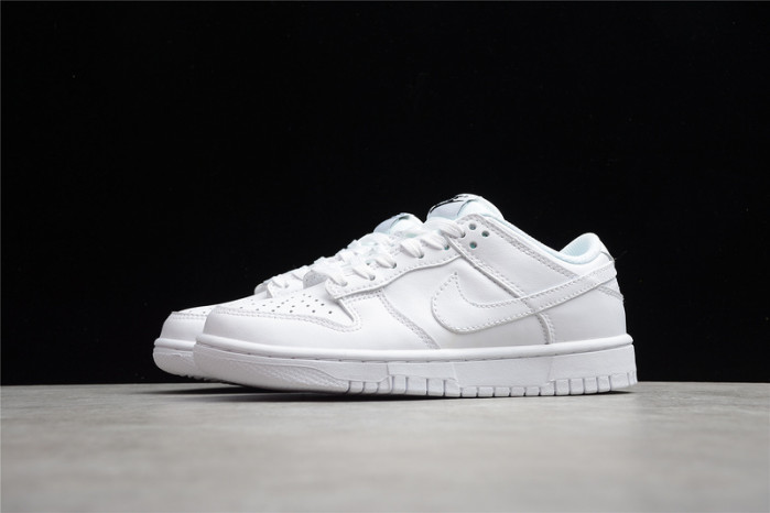 Nike Dunk Low Triple White (2021) (W) DD1503-109