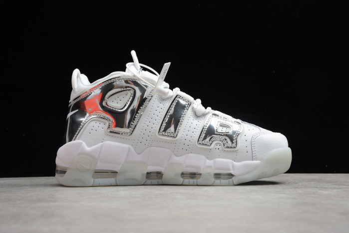 nike air more uptempo white Ch*0me blue tint 917593-100