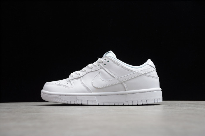 Nike Dunk Low Triple White (2021) (W) DD1503-109