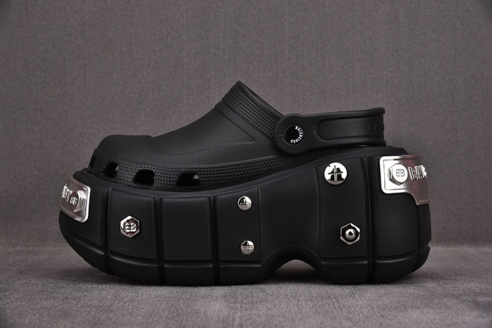 Cr*0*s x ba*len*cia*ga hardCr*0*s sandal ''black'' c00010