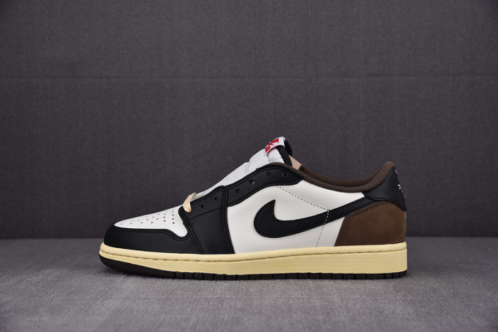 TRAVIS SCOTT X AIR JORDAN 1 LOW DARK MOCHA BLACK CQ4277-105