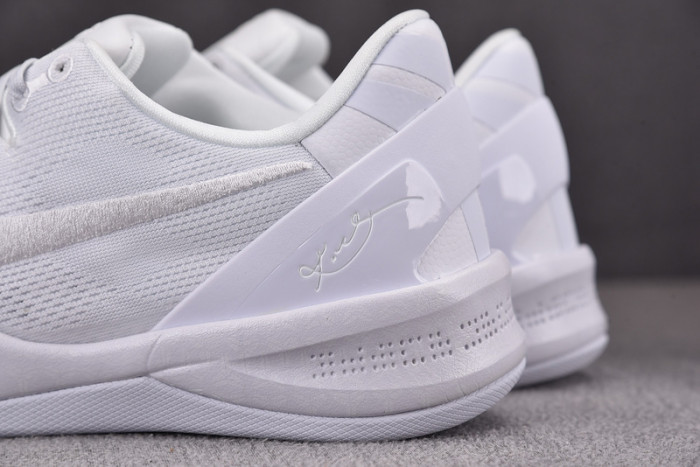 NIKE KOBE 8 PROTRO TRIPLE WHITE FJ9364-100