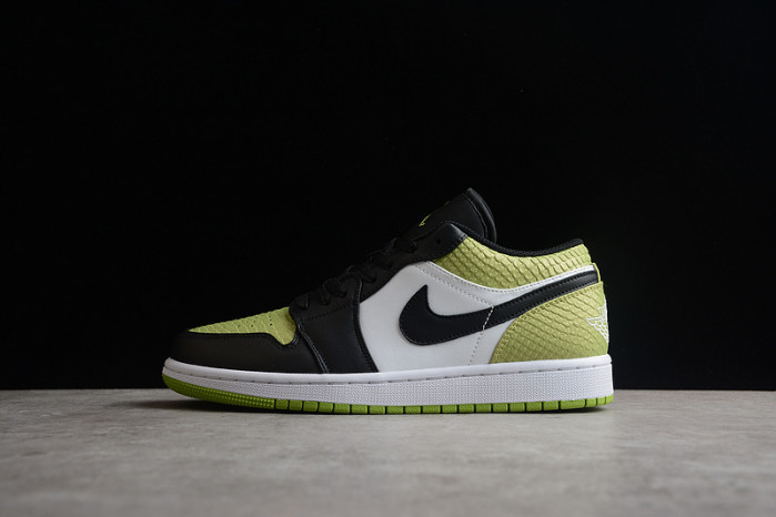 AIR JORDAN 1 LOW "VIVID GREEN SNAKESKIN'' DX4446-301