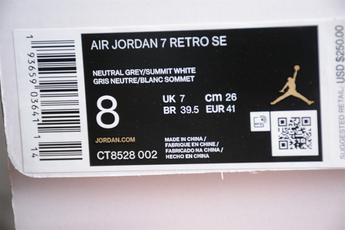 AIR JORDAN 7 “HARE 2.0” CT8528-002