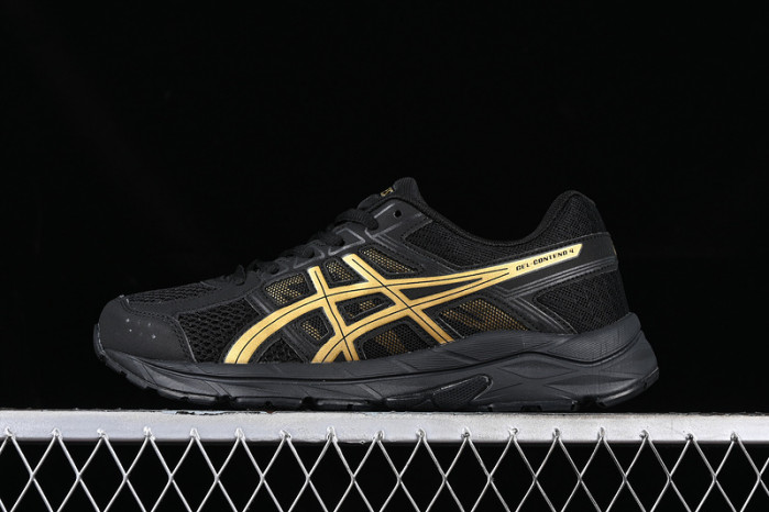 As*ic*s gel-contend 4 ''black/gold'' t8d4q-017