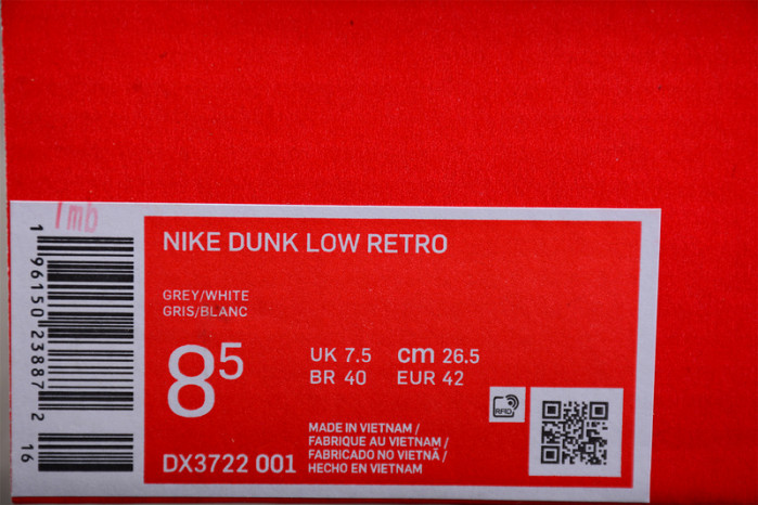 Nike Dunk Low Wolf Grey Pure Platinum DX3722-001