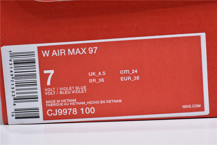 Nike Air Max 97 White Rush Pink Black Volt CJ9978-100