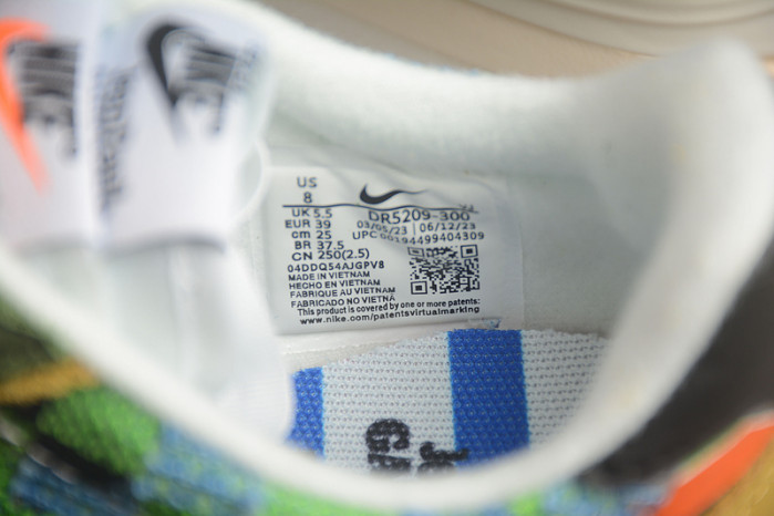 SACAI X NIKE LDVAPORWAFFLE MIX LOW “GREEN GUSTO” DR5209-300