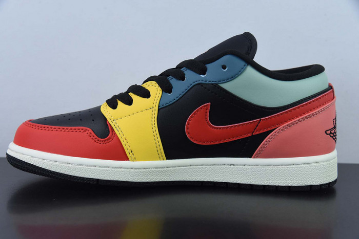 Air Jordan 1 Low SE Black Multi-Color (W) DN3739-060