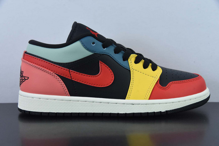 Air Jordan 1 Low SE Black Multi-Color (W) DN3739-060
