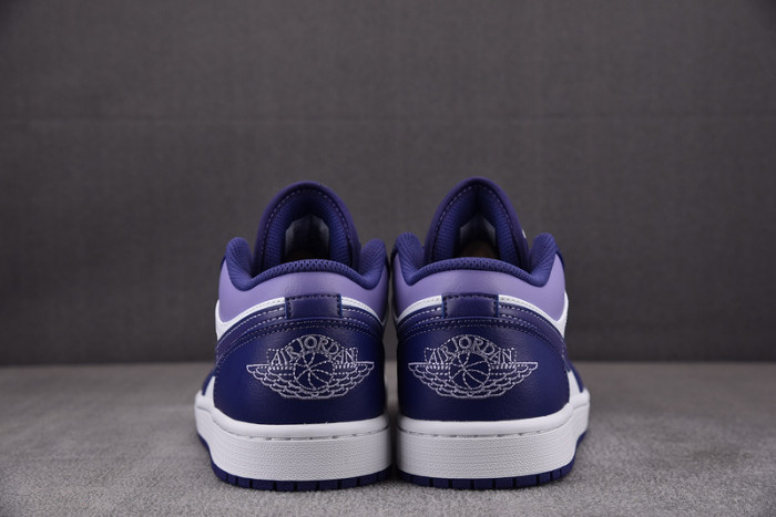 Air Jordan 1 Low White Purple 553558-515