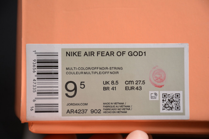 Nike Air Fear of God 1 “String” AR4237-902