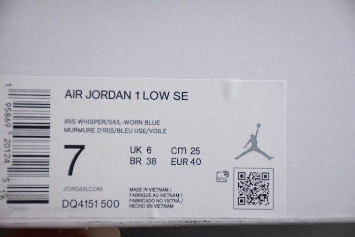 Jordan 1 Low Canvas Grey Cream (W) DQ4151-500