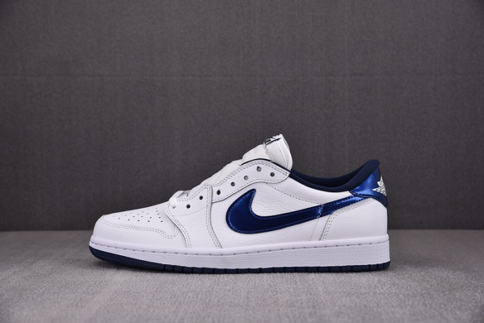 Jordan 1 Retro Low Metallic Blue 705329-106
