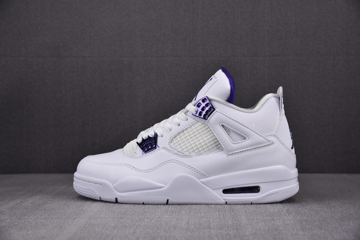 Air Jordan 4 Retro “Pure Money” white purple CT8527-115