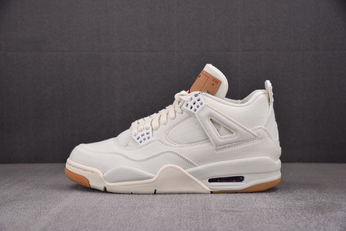 Levi''s x Air Jordan 4 ''White'' AO2571-100