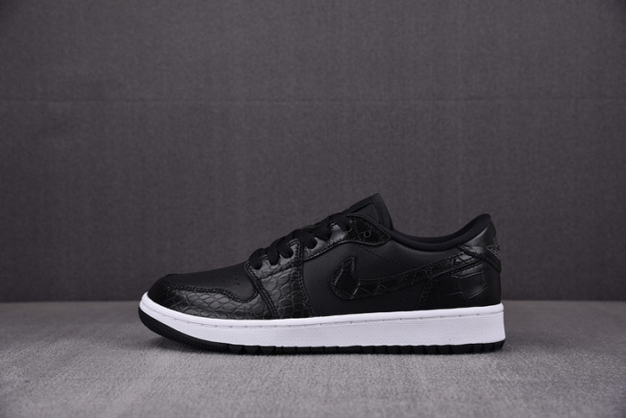 Jordan 1 Retro Low Golf Black Croc DD9315-003