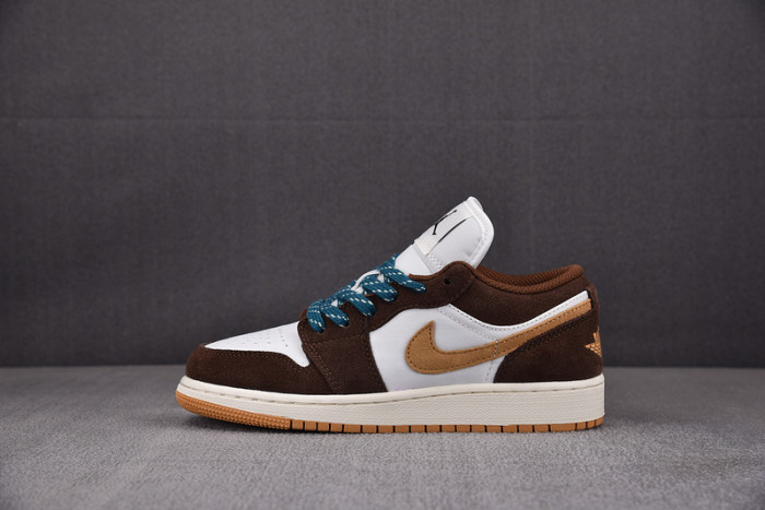 AIR JORDAN 1 LOW GS CACAO WOW GEODE TEAL FB2216-200