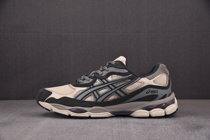 As*ic*s gel nyc ''oatmeal obsidian grey'' 1201a789-250