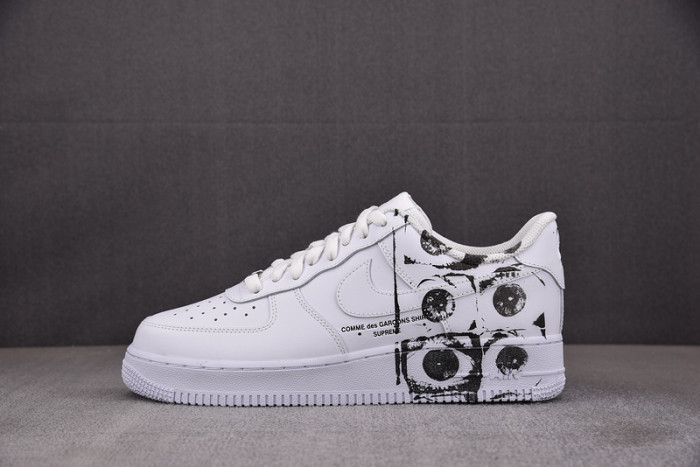 Supreme x Comme des Garçons SHIRT x NIKE Air Force 1 Low ''Eyes'' 923044-100