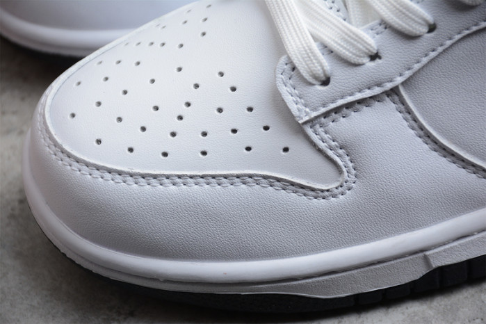 Nike SB Dunk Low White Black Running Shoes DD1503-113