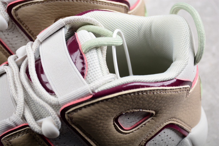 NIKE AIR MORE UPTEMPO SHOES "EARTHY" LIGHT BONE DX8955-001