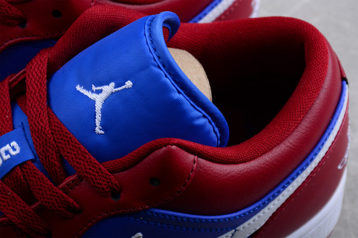 Jordan 1 Low Pomegranate Medium Blue (W) DC0774-604