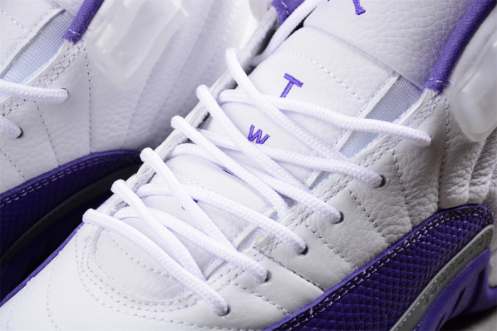 AIR JORDAN 12 RETRO WHITE AND PURPLE