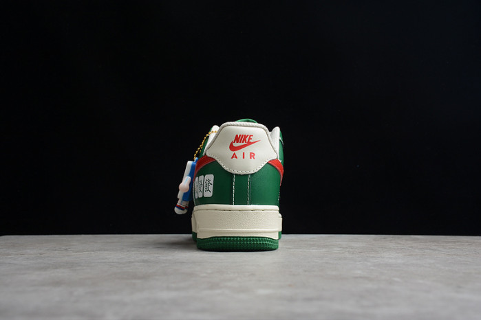 Nike Air Force 1 07 Low Sparrow White Green Solar Red CW2288-666