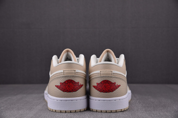 Jordan 1 Low SE Sail Rattan University Red FB7168-121