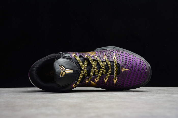 NIKE ZOOM KOBE VII BLACK PURPLE-GOLD 511371-005