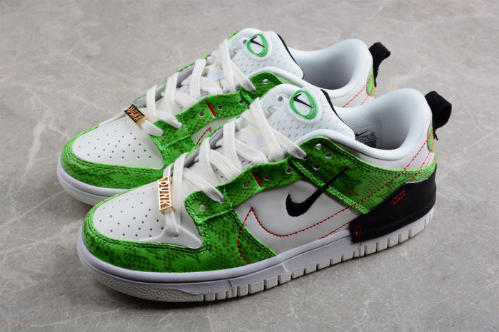 Nike Dunk Low Disrupt 2 Just Do It Snakeskin Green (W) DV1491-101