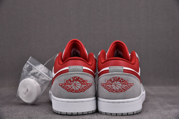 Jordan 1 Low SE Light Smoke Grey Gym Red DC6991-016
