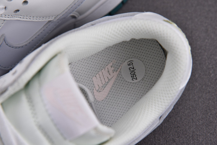 Nike Dunk Low GS White Grey Teal FD9911-101
