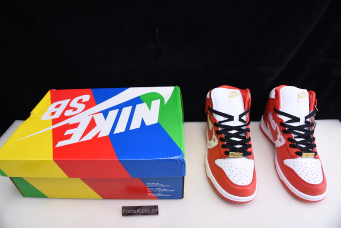 nike sb dunk high S*p*e orange 307385-181