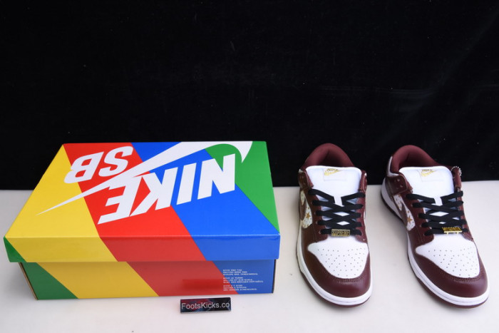 S*p*e x nike sb dunk low "brown stars" dh3228-103