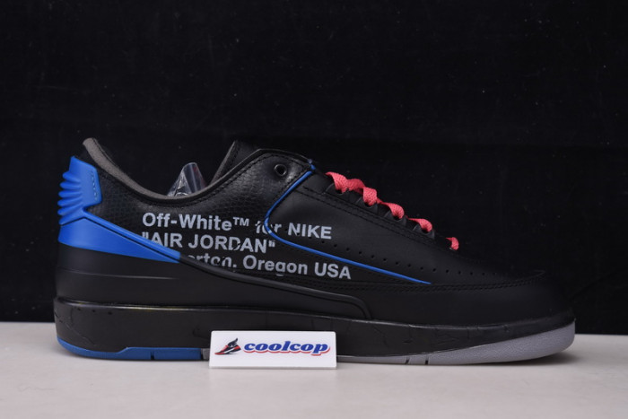 AIR Jordan 2 Retro Low SP OFW Black Blue DJ4375-004