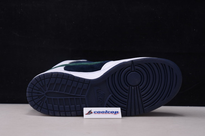 Nike SB Dunk High WHITE/MIDNIGHT NAVY-GREEN-VOLT DH0953-400