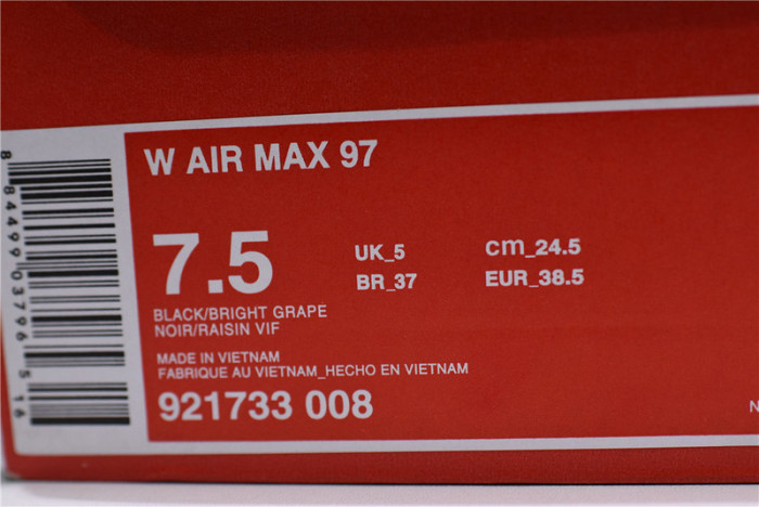 Nike Air Max 97 Black Grape 921733-008