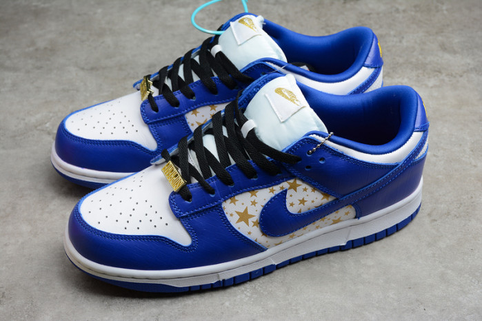 S*p*e x nike sb dunk low "blue stars" dh3228-100