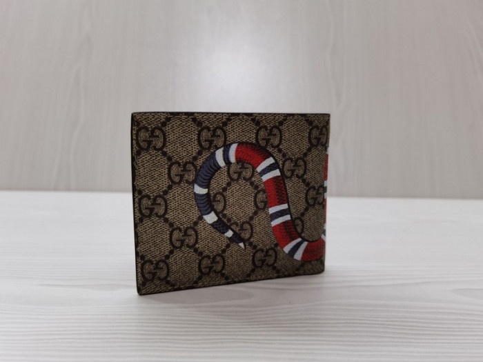 G*u*i snake brown wallet