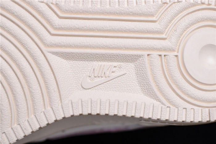 Nike Air Force One 1 Low Sail Artic Pink Satin GS Womens 314219-130