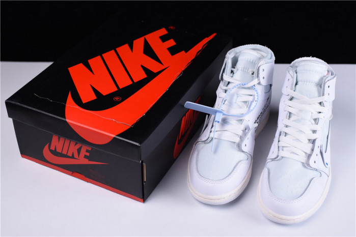 OFW Air Jordan 1 Retro High White AQ0818-100