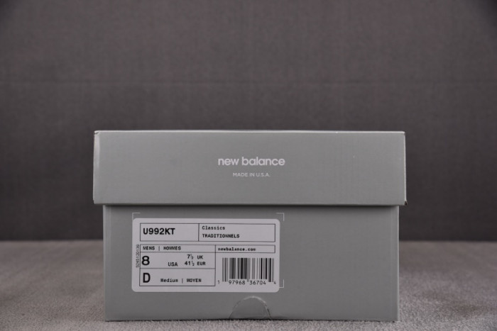 New Balance 992 MiUSA Kith "Osaka Pack" U992KT